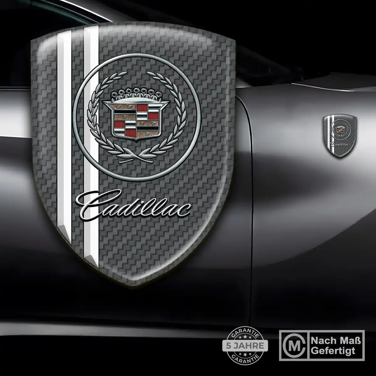 Cadillac Aufkleber Silikon Embleme Überzeugende Qualität