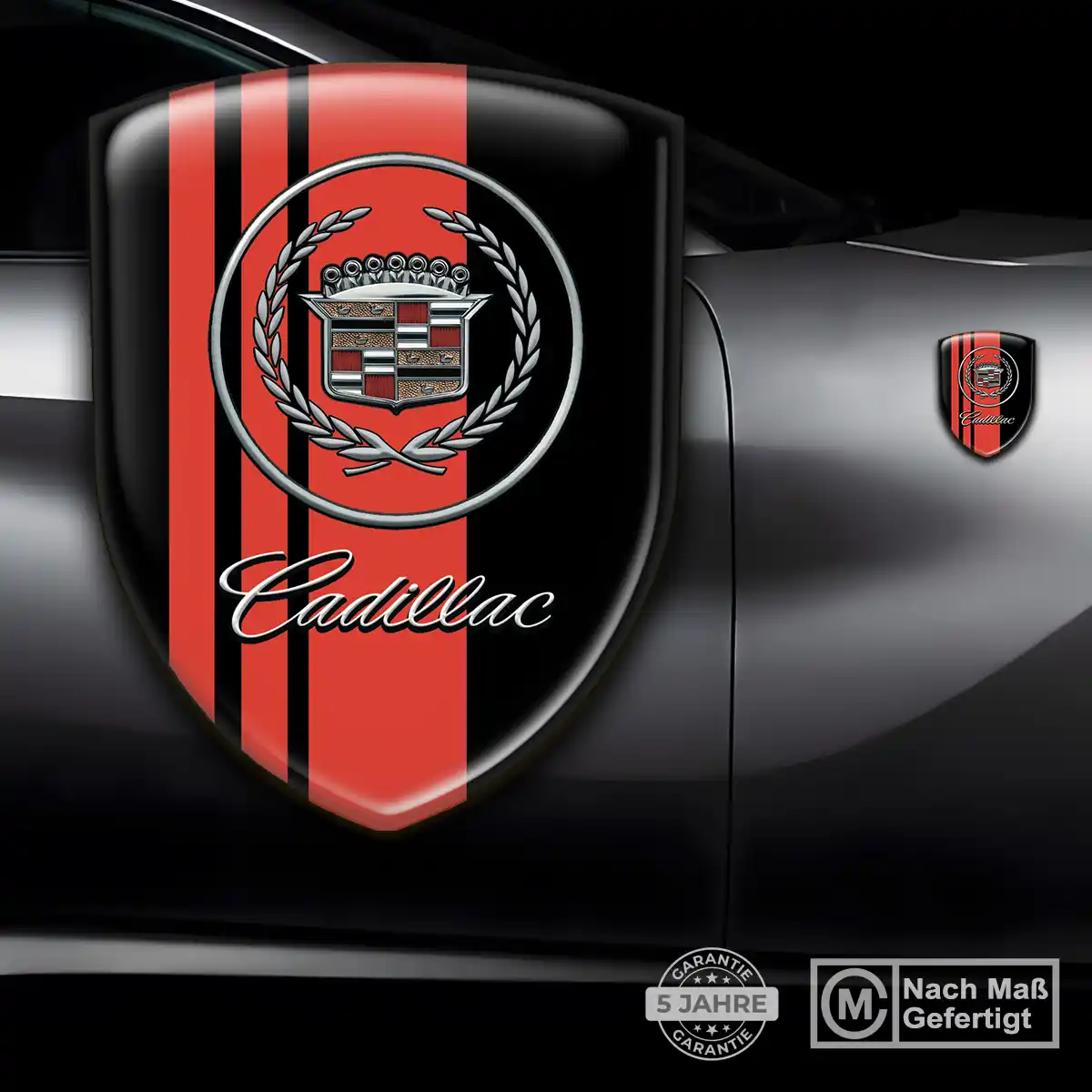 Cadillac Aufkleber Silikon Embleme Erstklassige Qualität