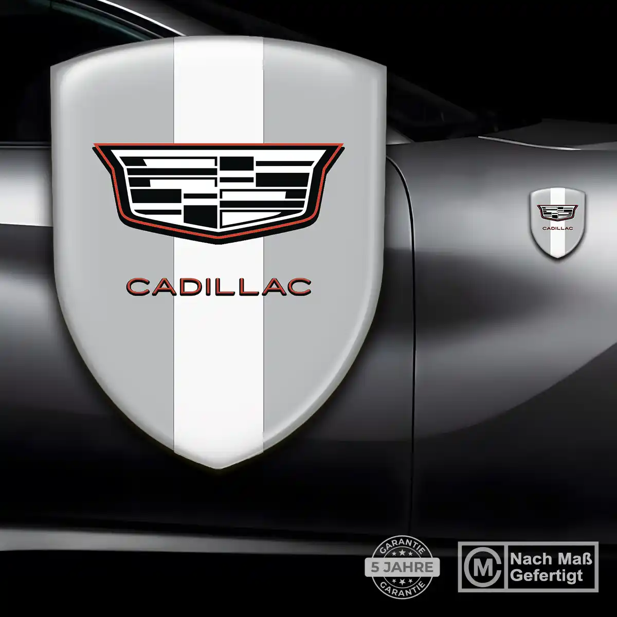 Cadillac Aufkleber Silikon Embleme Exterieurdesign