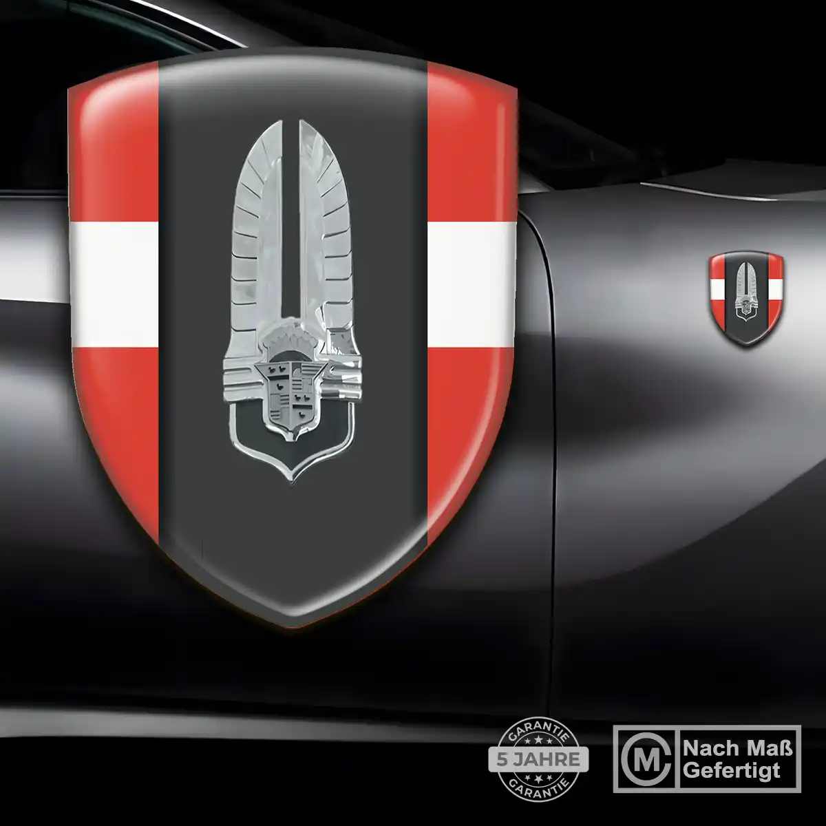 Cadillac Aufkleber Silikon Embleme Höchste Qualität