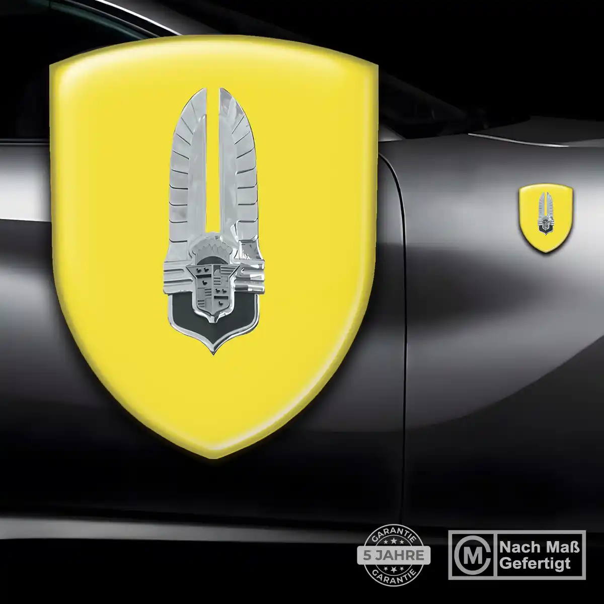 Cadillac Aufkleber Silikon Embleme Markenedition