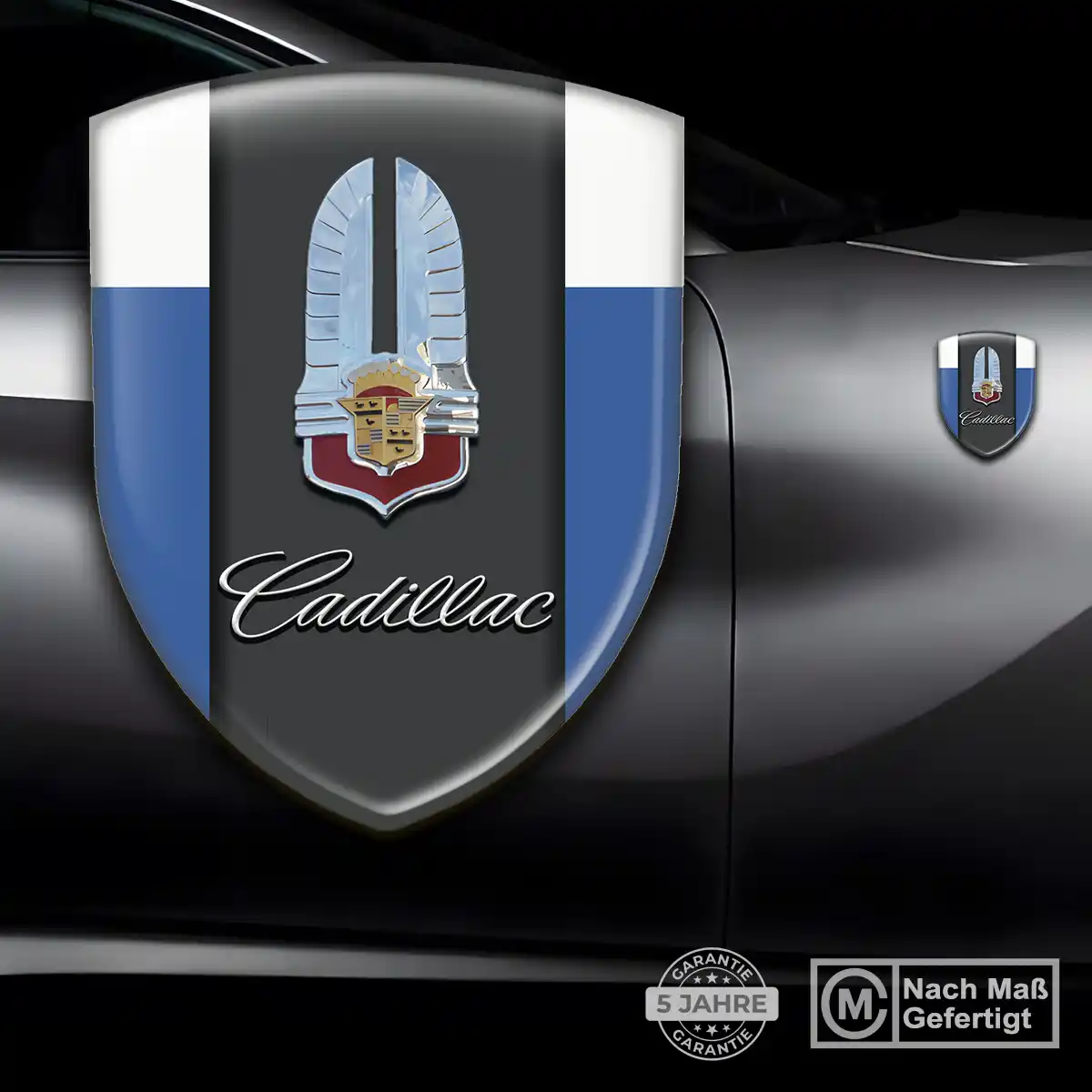 Cadillac Aufkleber Silikon Embleme Modernes Design