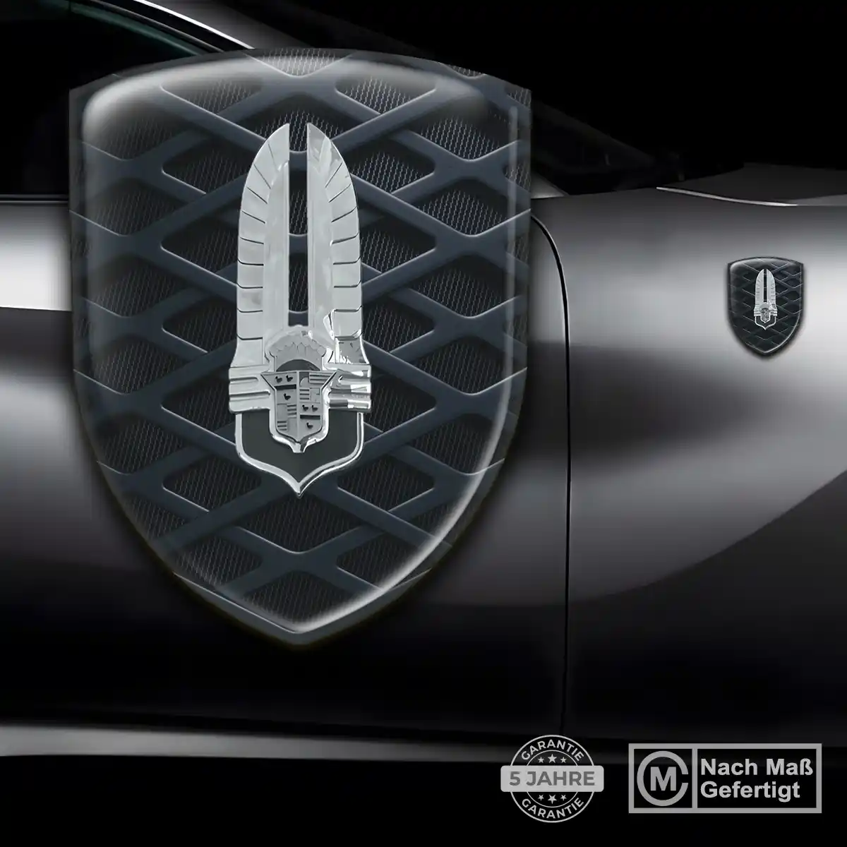Cadillac Aufkleber Silikon Embleme Spitzenqualität
