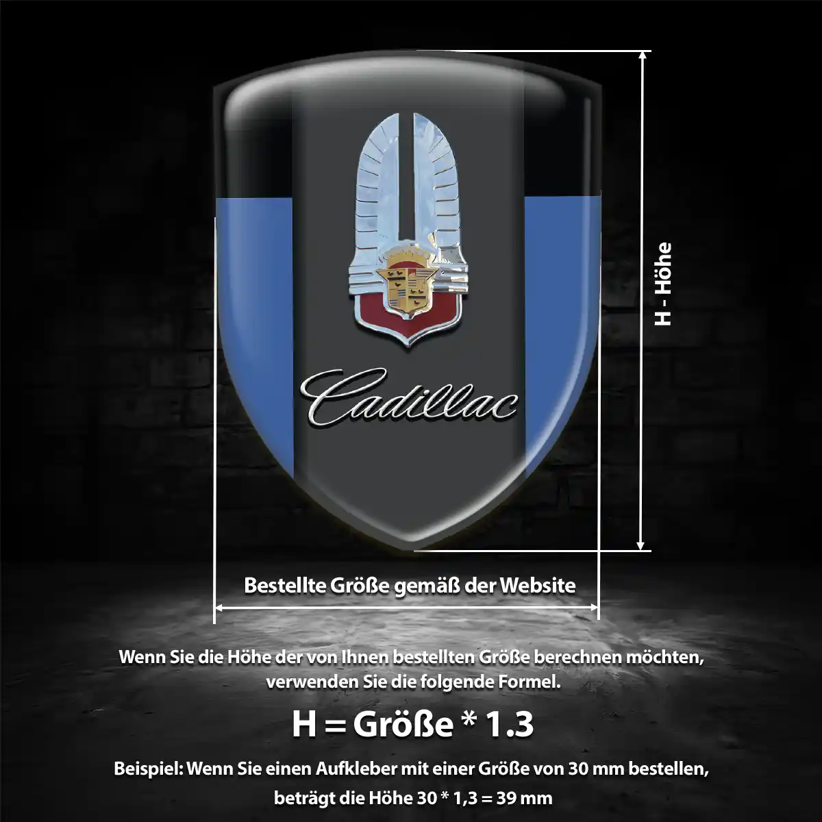Cadillac Aufkleber Verlässliche Qualität