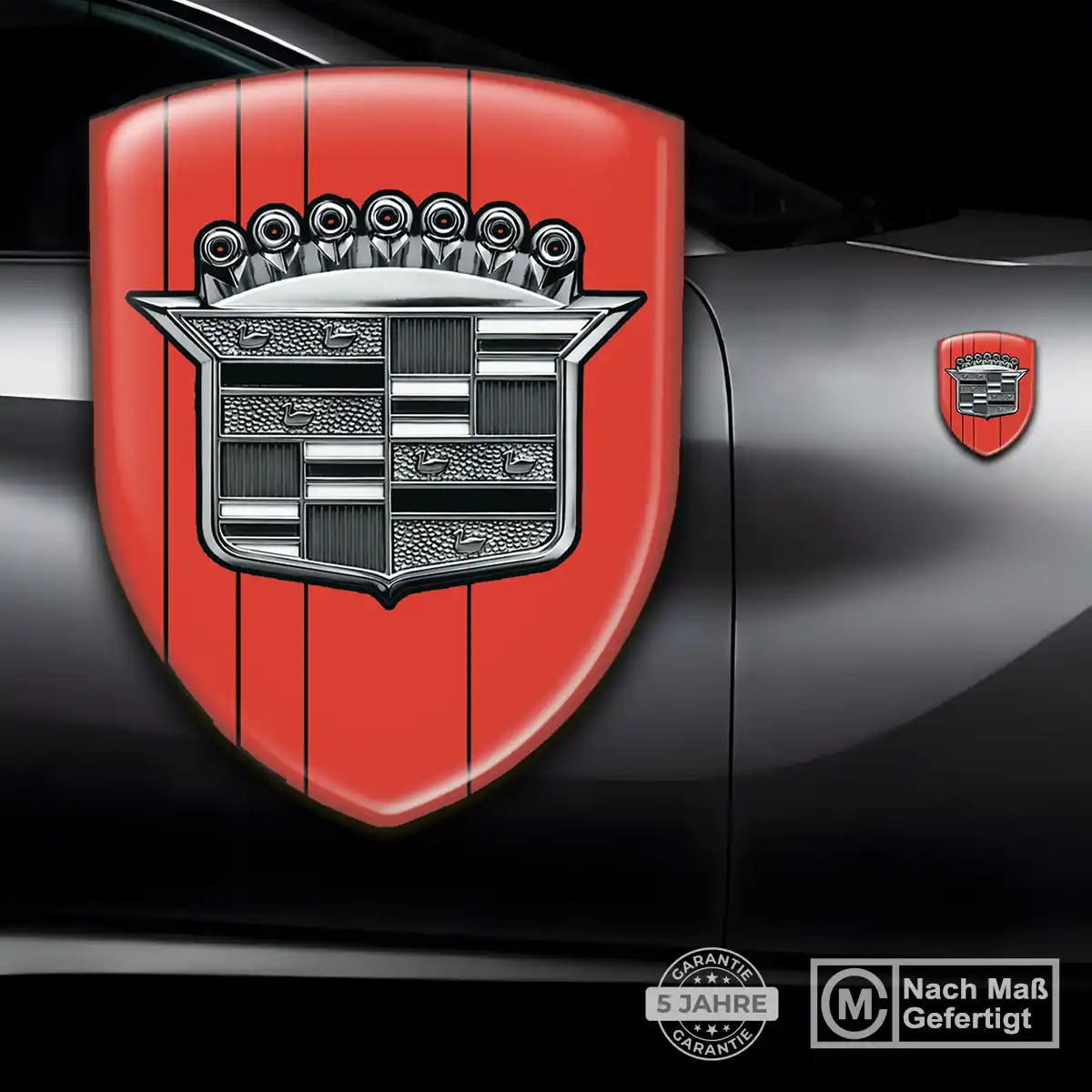 Cadillac Aufkleber Wappen Anspruchsvolles Design