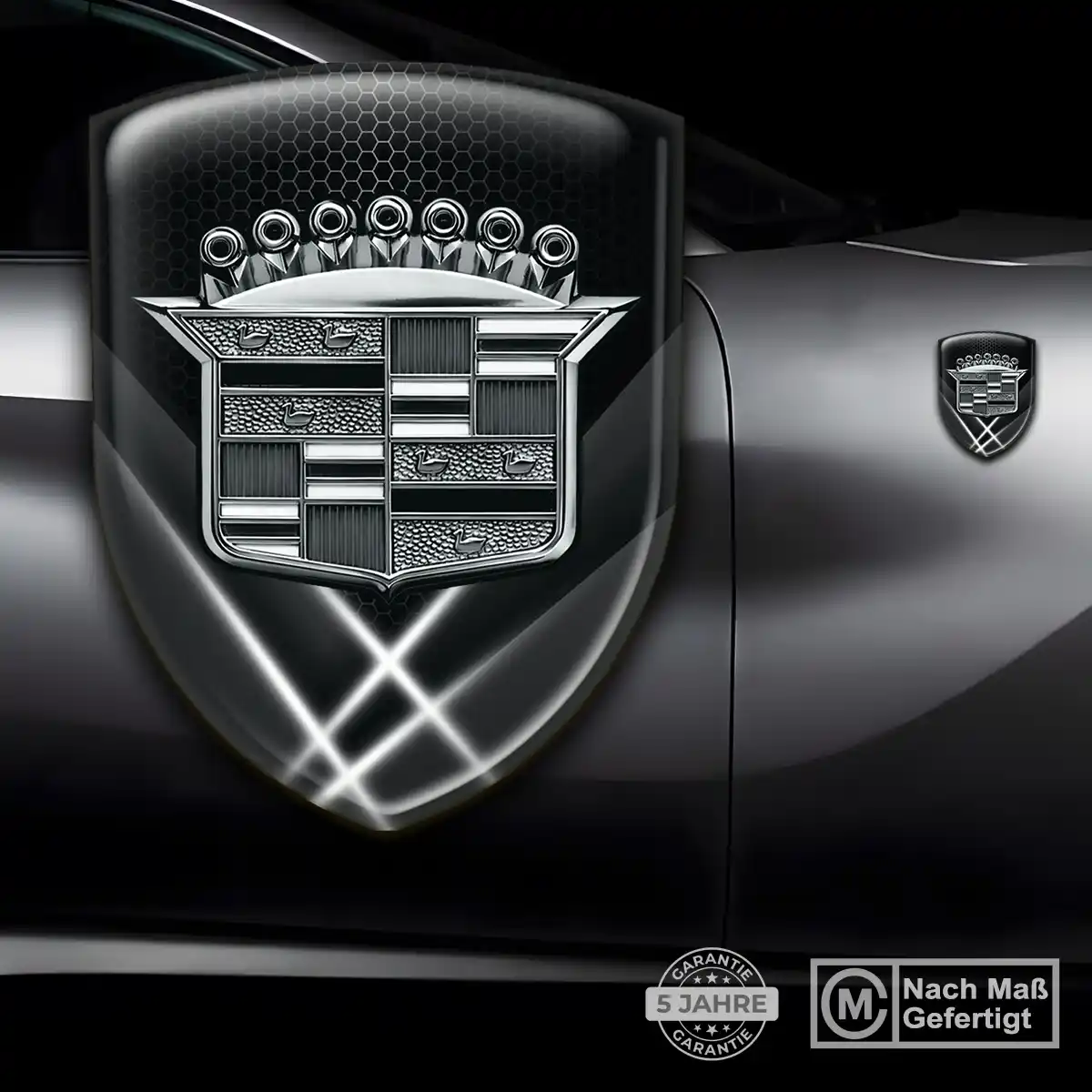 Cadillac Aufkleber Wappen Auto Erstklassige Qualität