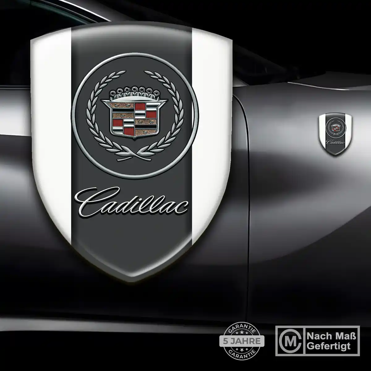 Cadillac Aufkleber Wappen Auto Exterieurdesign