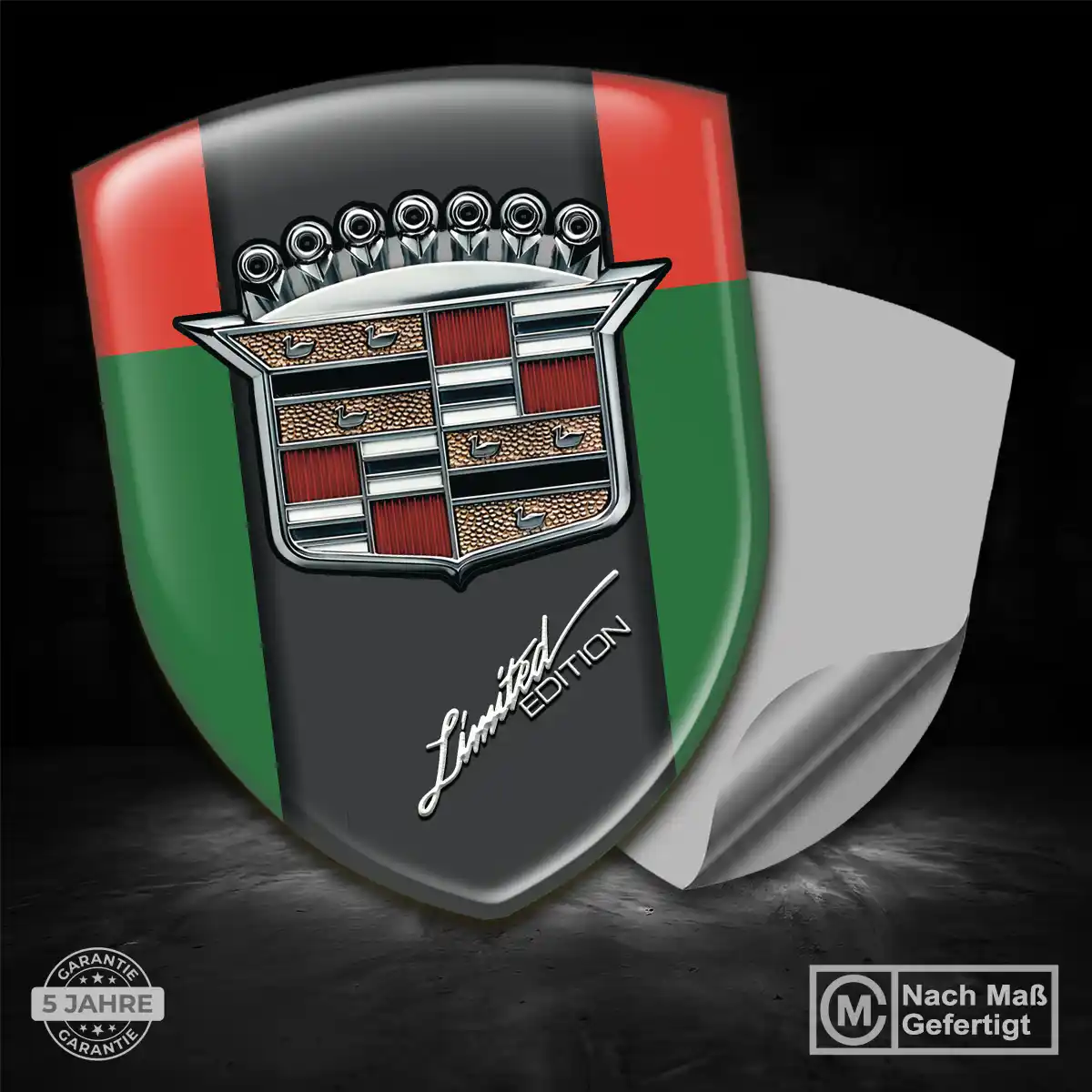 Cadillac Aufkleber Wappen Auto Höchste Qualität