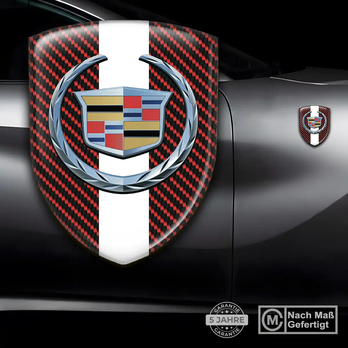 Cadillac Aufkleber Wappen Auto Hochwertiges Harz