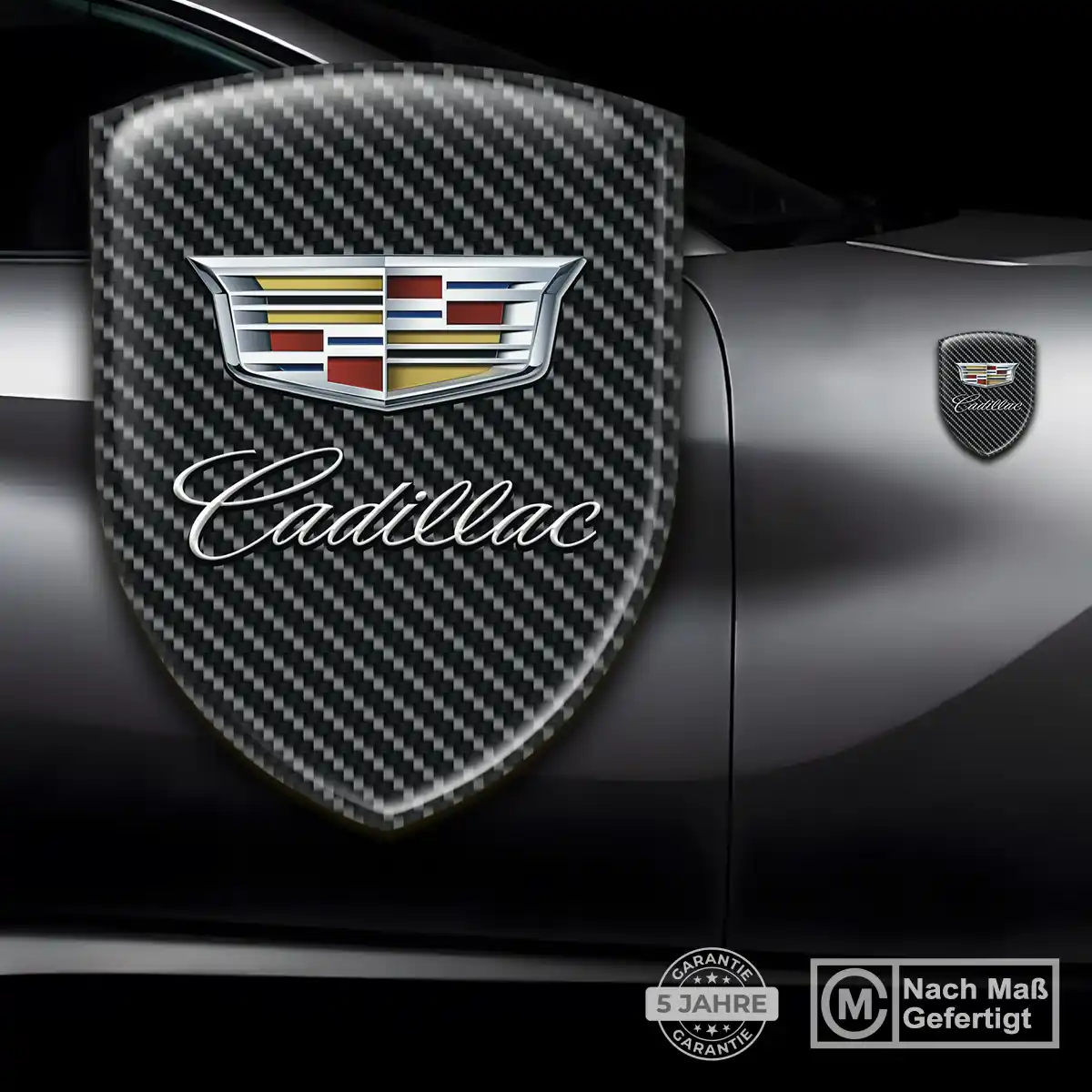 Cadillac Aufkleber Wappen Auto Interieurdesign