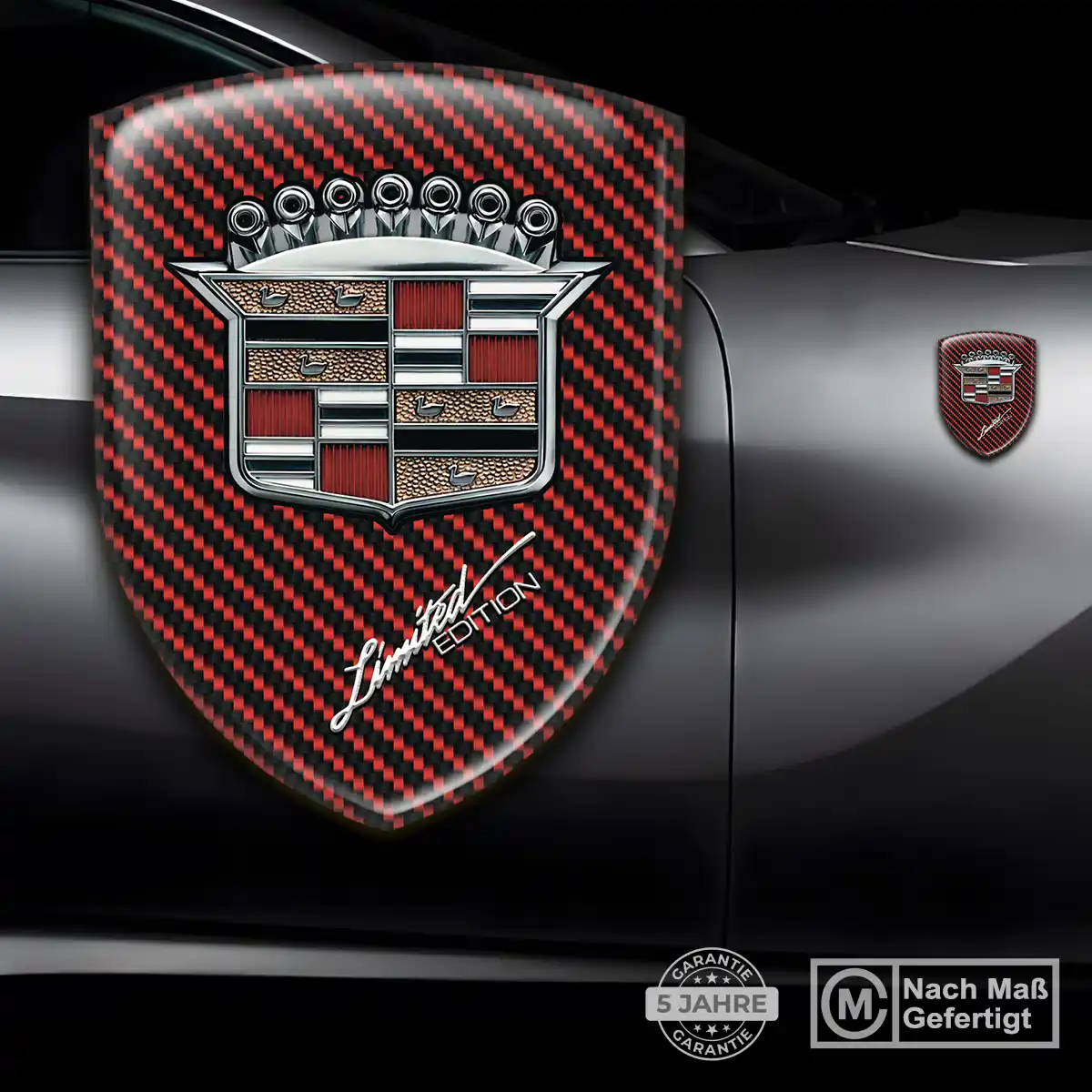 Cadillac Aufkleber Wappen Auto Limitierte Auflage