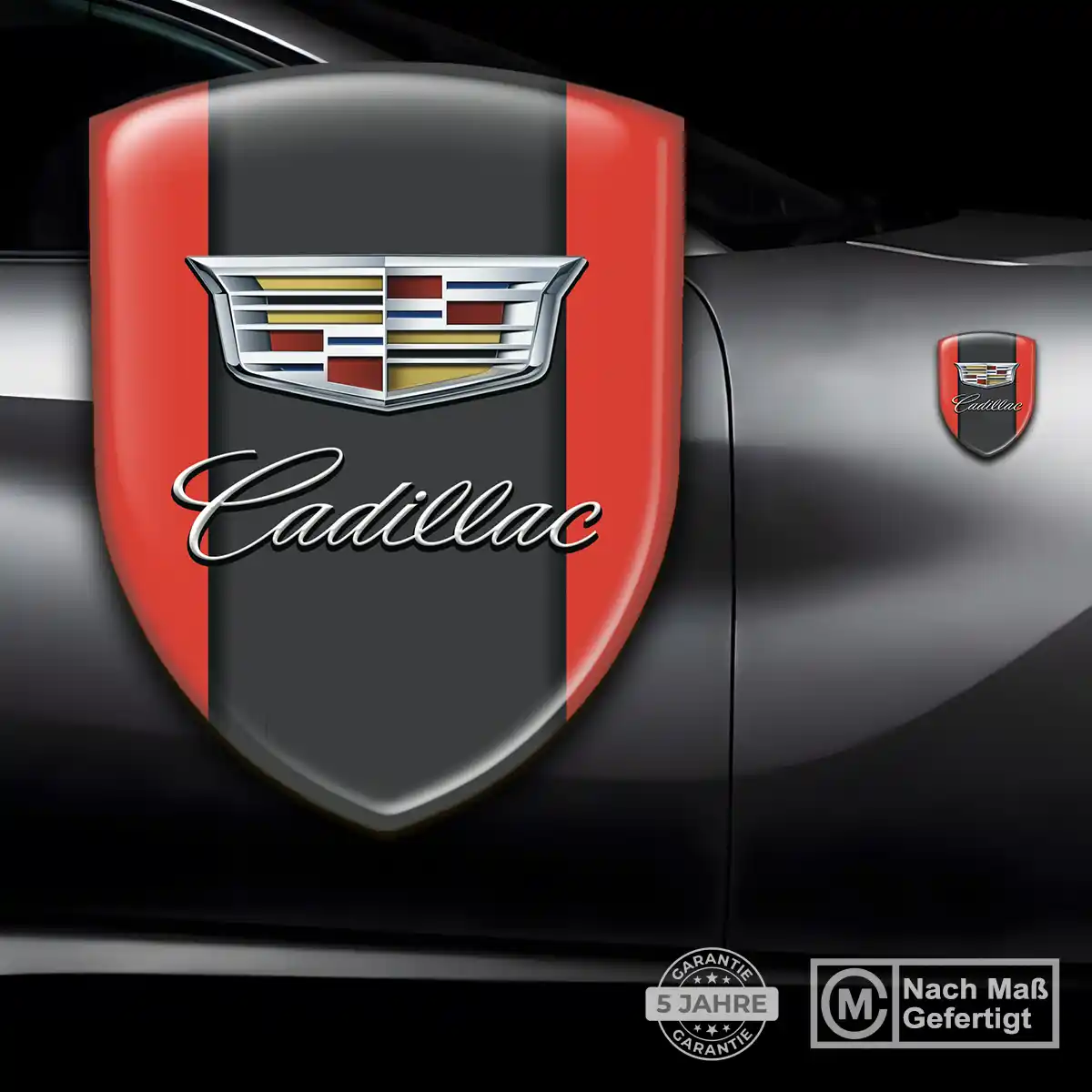 Cadillac Aufkleber Wappen Auto Spitzenqualität