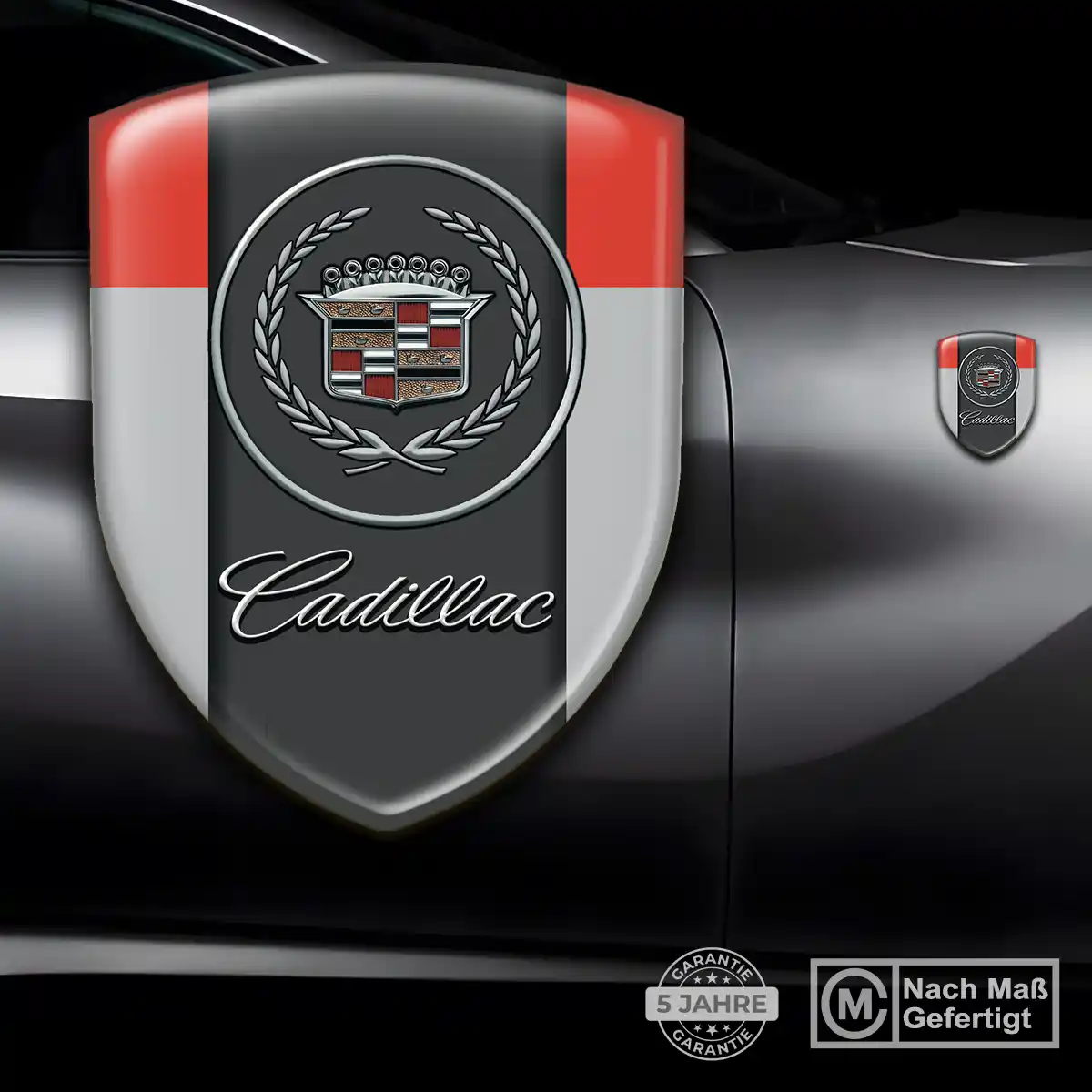 Cadillac Aufkleber Wappen Überzeugende Qualität