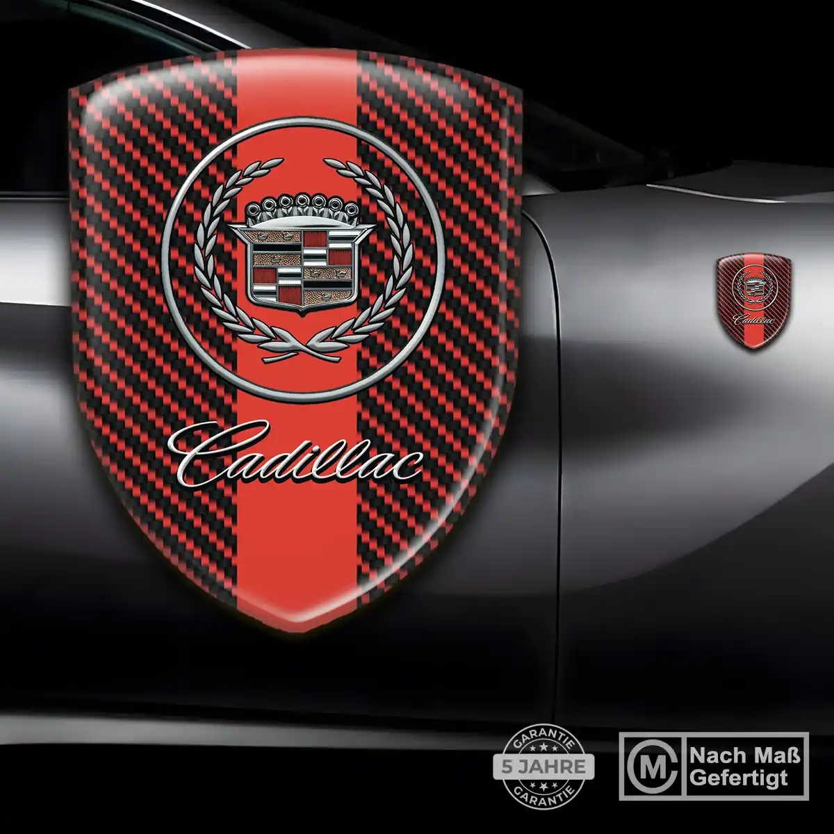 Cadillac Aufkleber Wappen Edles Design