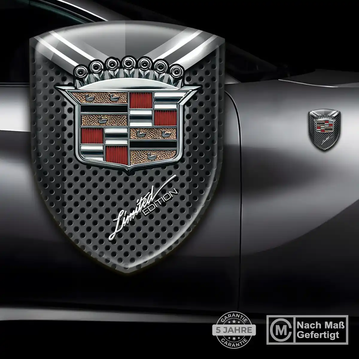 Cadillac Aufkleber Wappen Elegantes Design