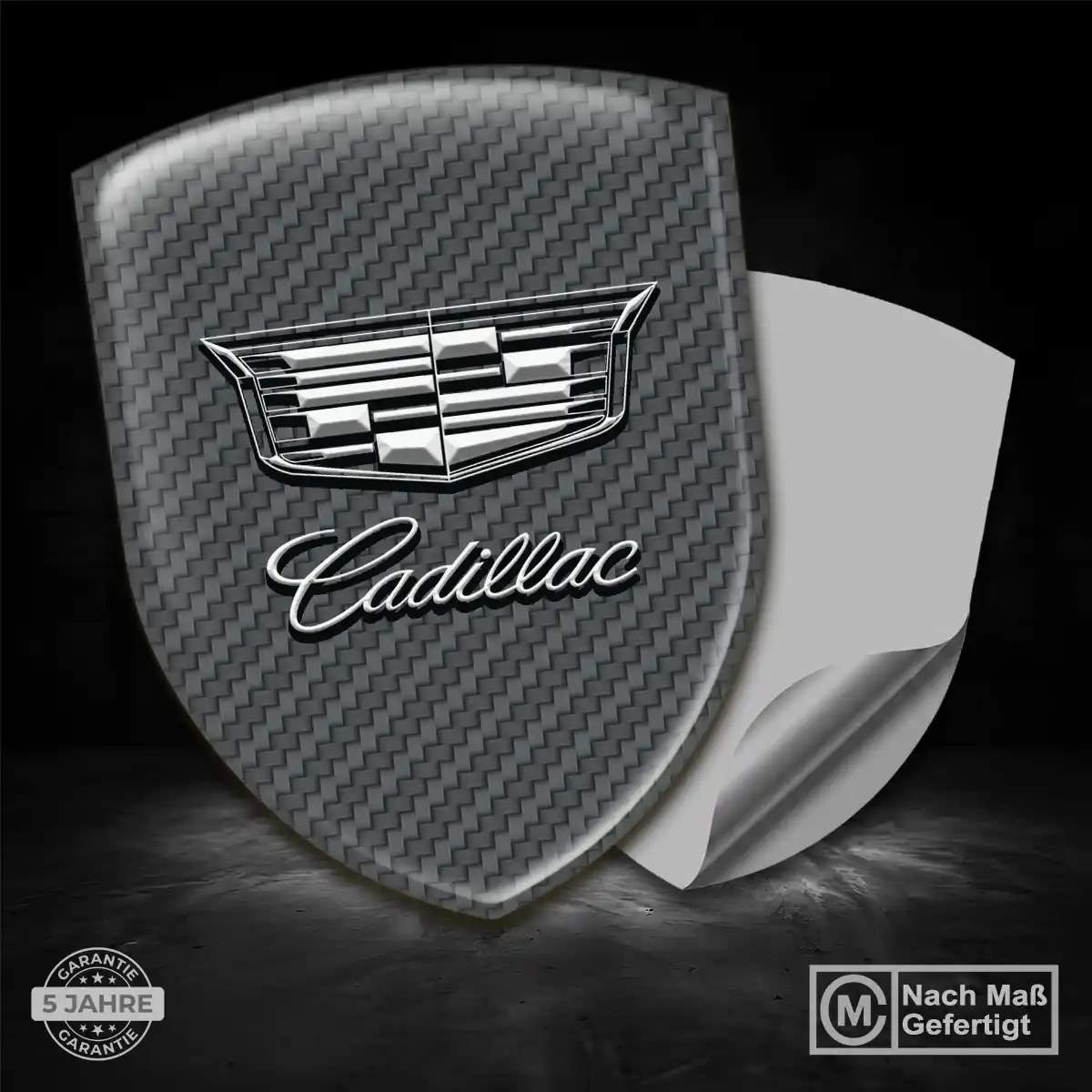 Cadillac Aufkleber Wappen Emblem Anspruchsvolles Design