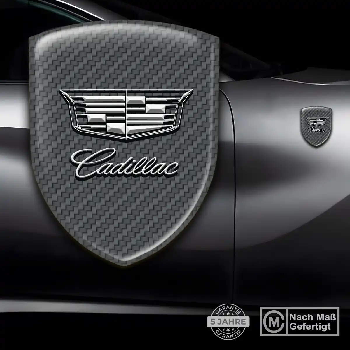 Cadillac Aufkleber Wappen Emblem Anspruchsvolles Design