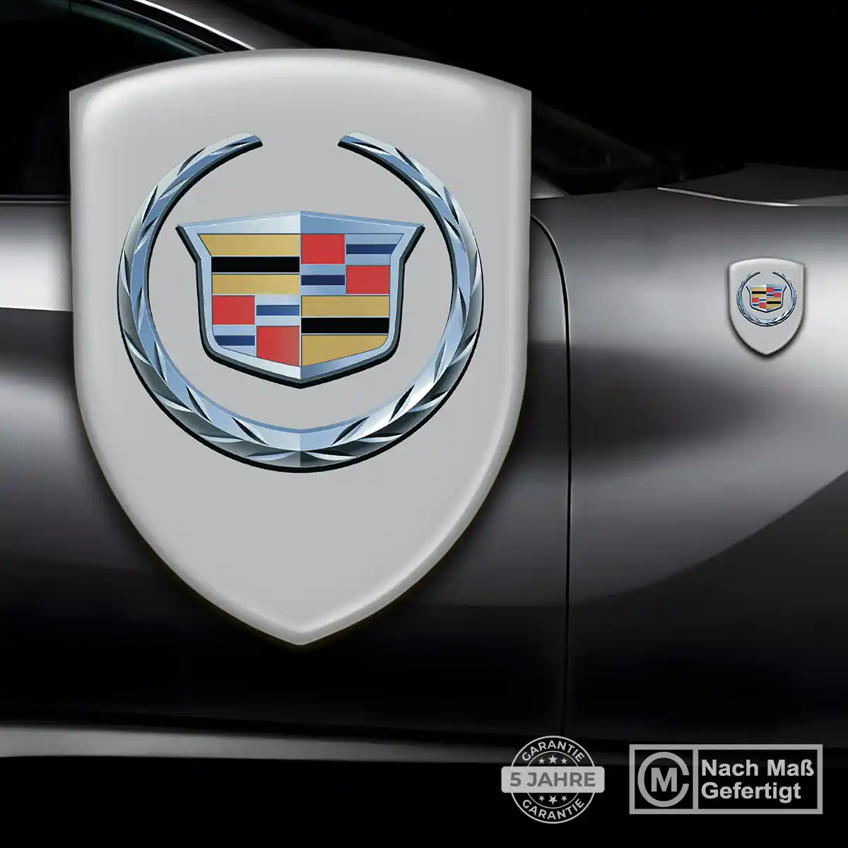Cadillac Aufkleber Wappen Emblem Auto Überzeugende Qualität