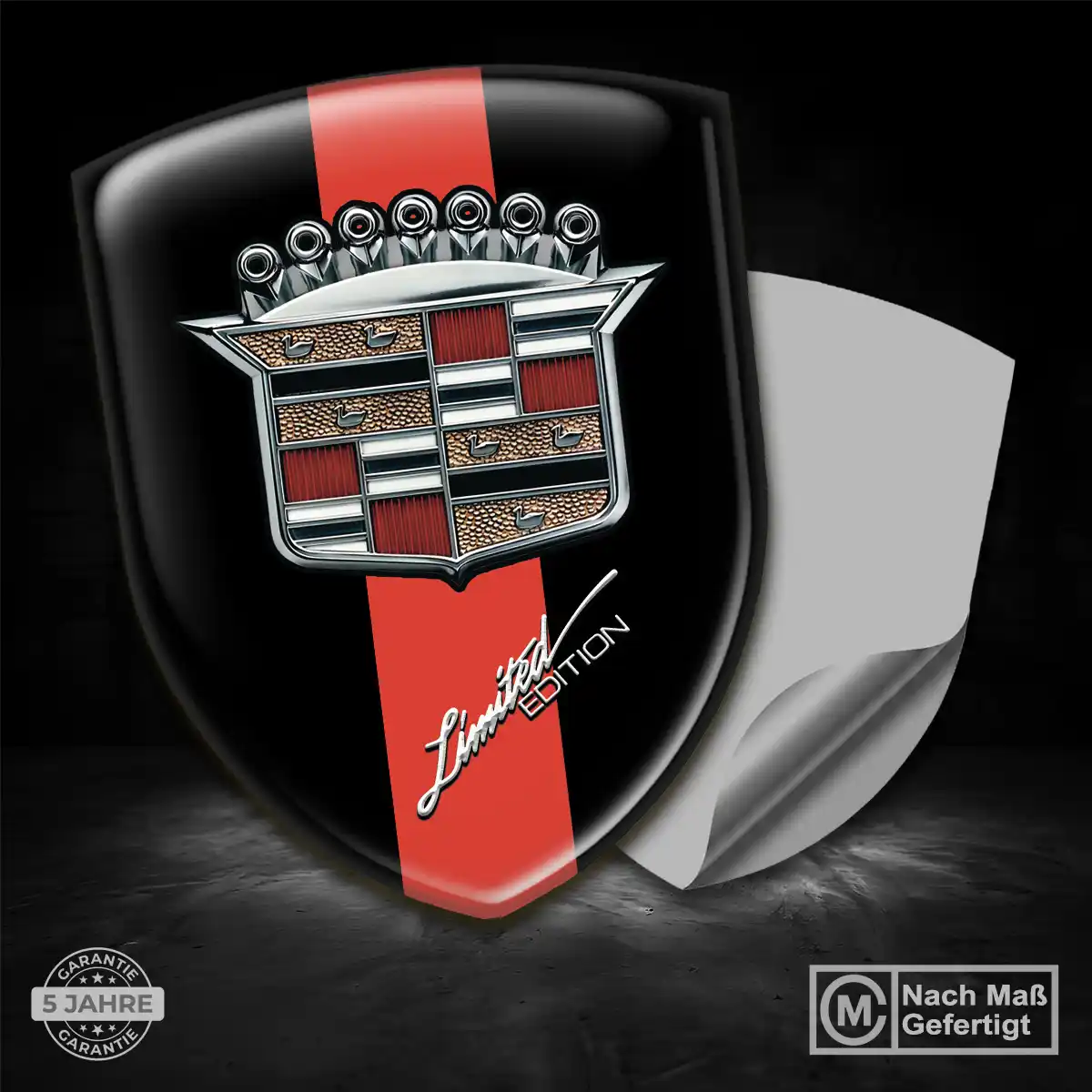 Cadillac Aufkleber Wappen Emblem Auto Edles Design