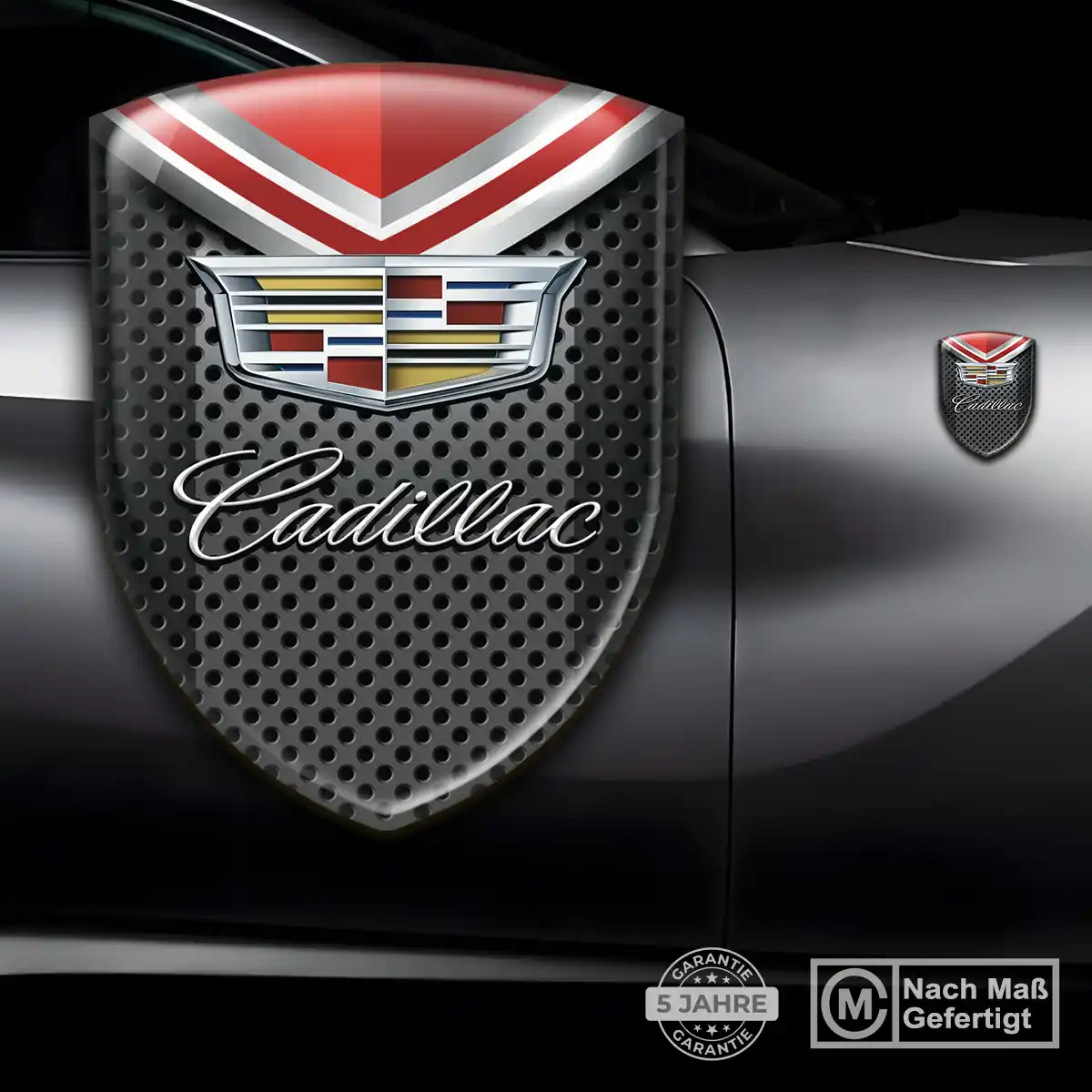 Cadillac Aufkleber Wappen Emblem Auto Erstklassige Qualität