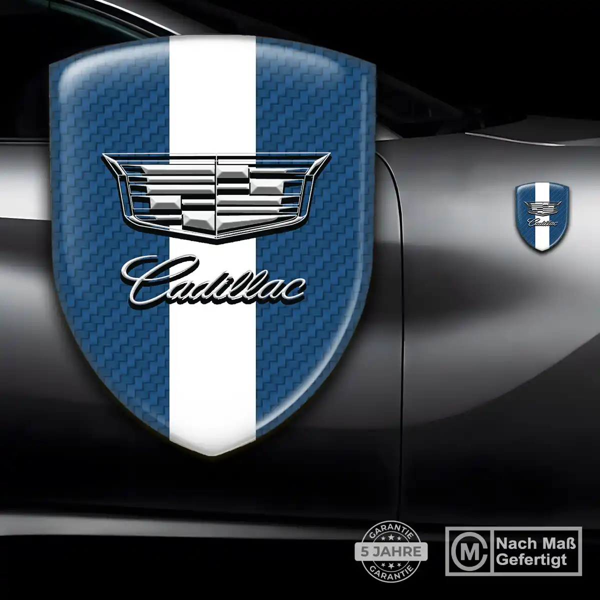 Cadillac Aufkleber Wappen Emblem Auto Höchste Qualität