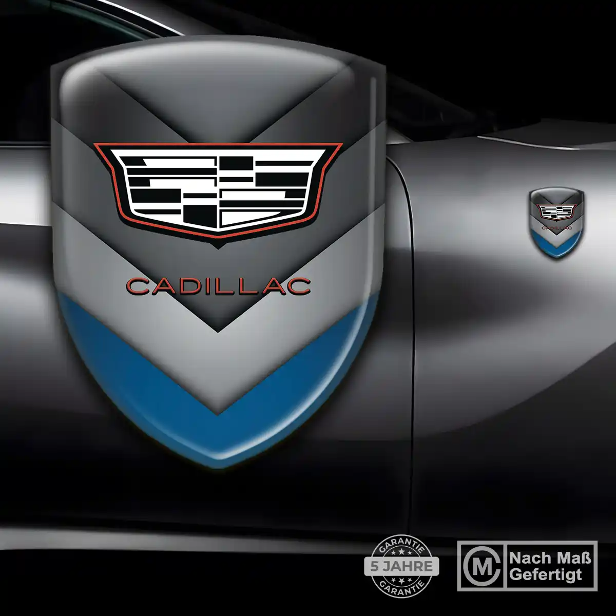 Cadillac Aufkleber Wappen Emblem Auto Interieurdesign
