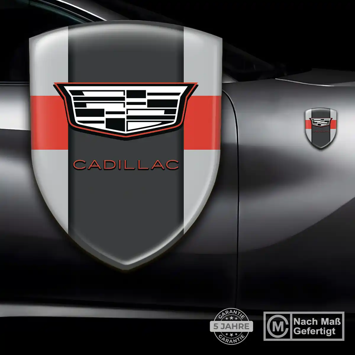 Cadillac Aufkleber Wappen Emblem Auto Luxus-Edition