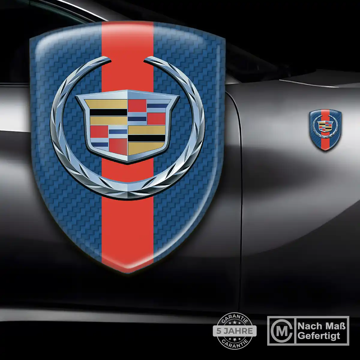Cadillac Aufkleber Wappen Emblem Auto Markenedition