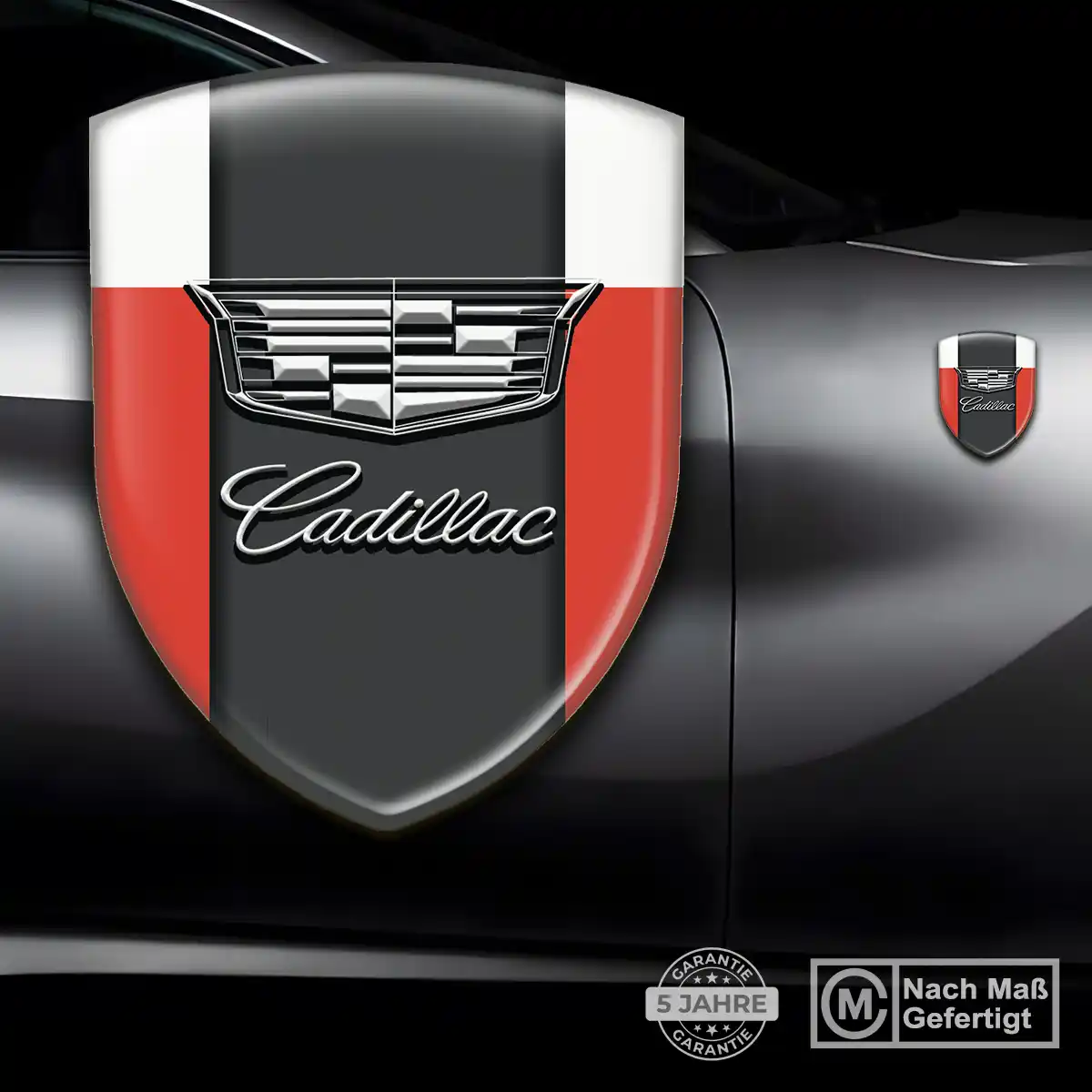 Cadillac Aufkleber Wappen Emblem Auto Stilvolles Design