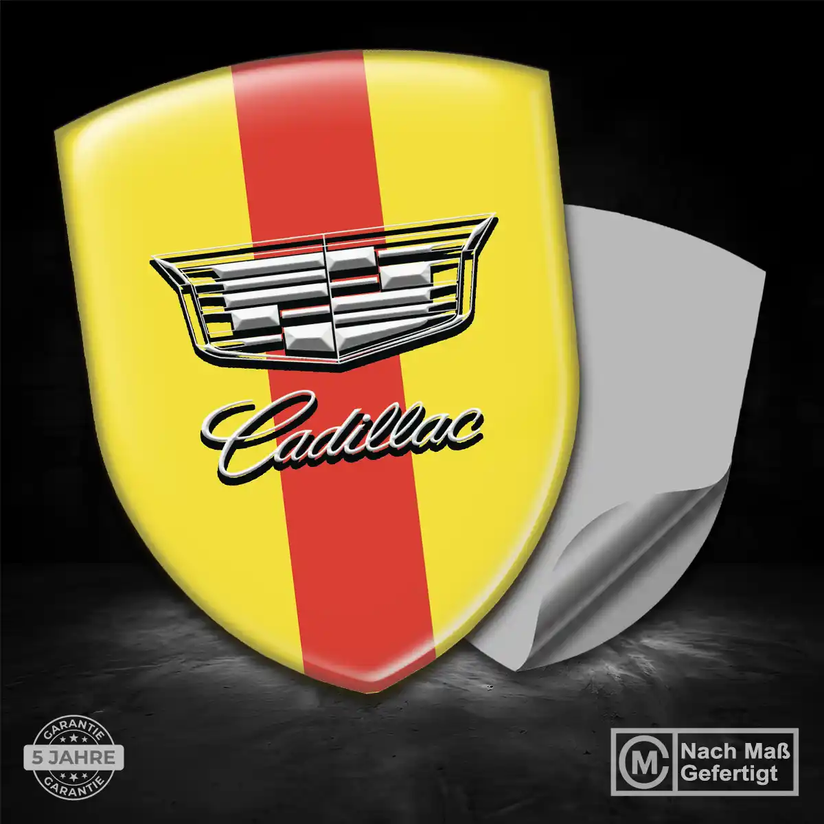Cadillac Aufkleber Wappen Emblem Überzeugende Qualität