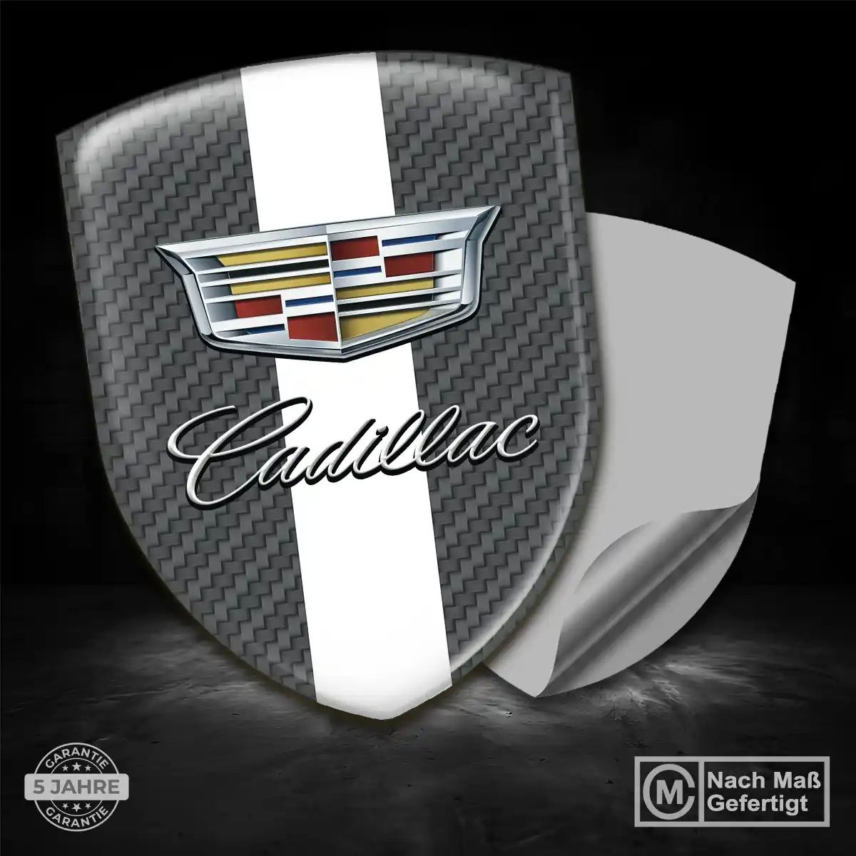 Cadillac Aufkleber Wappen Emblem Edles Design