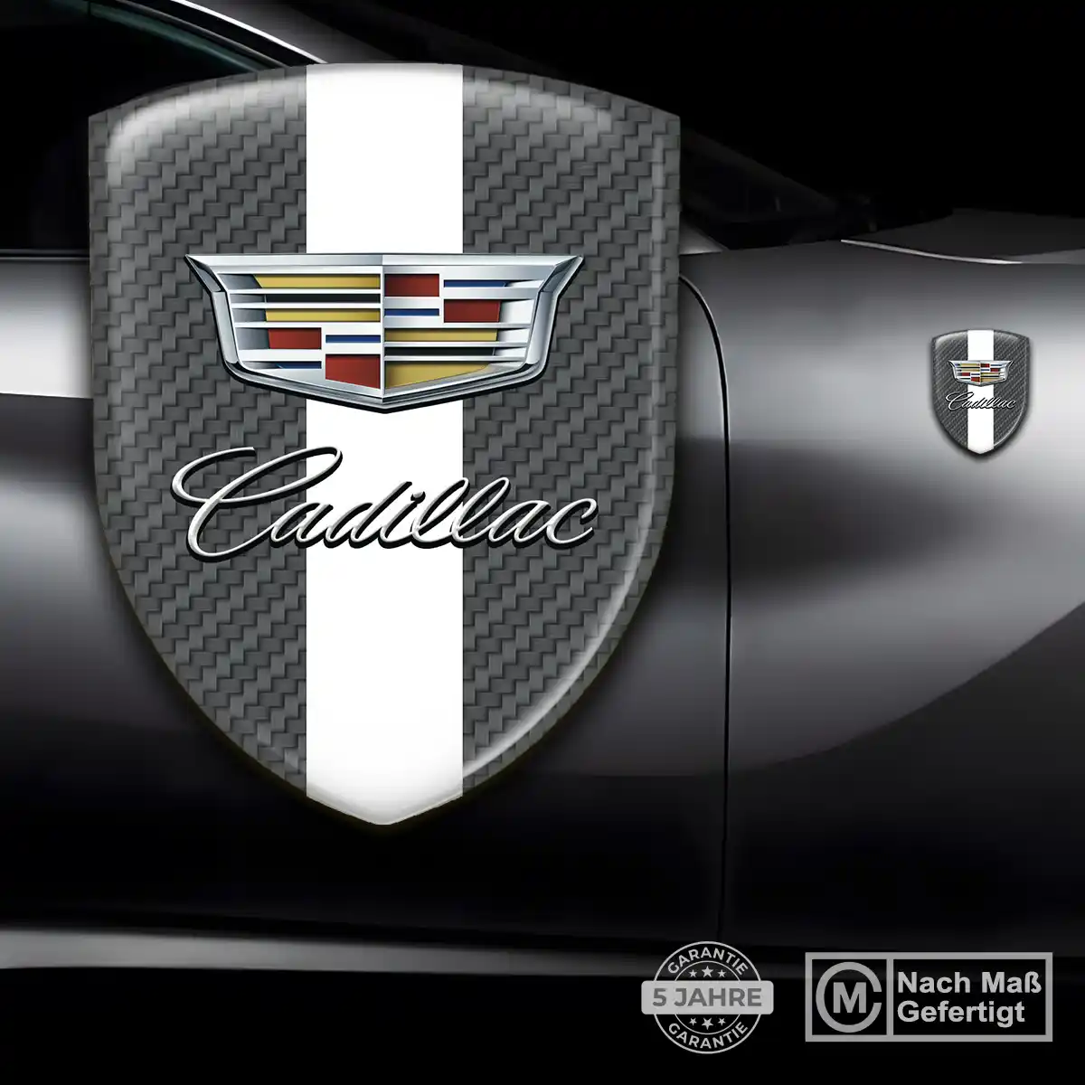 Cadillac Aufkleber Wappen Emblem Edles Design