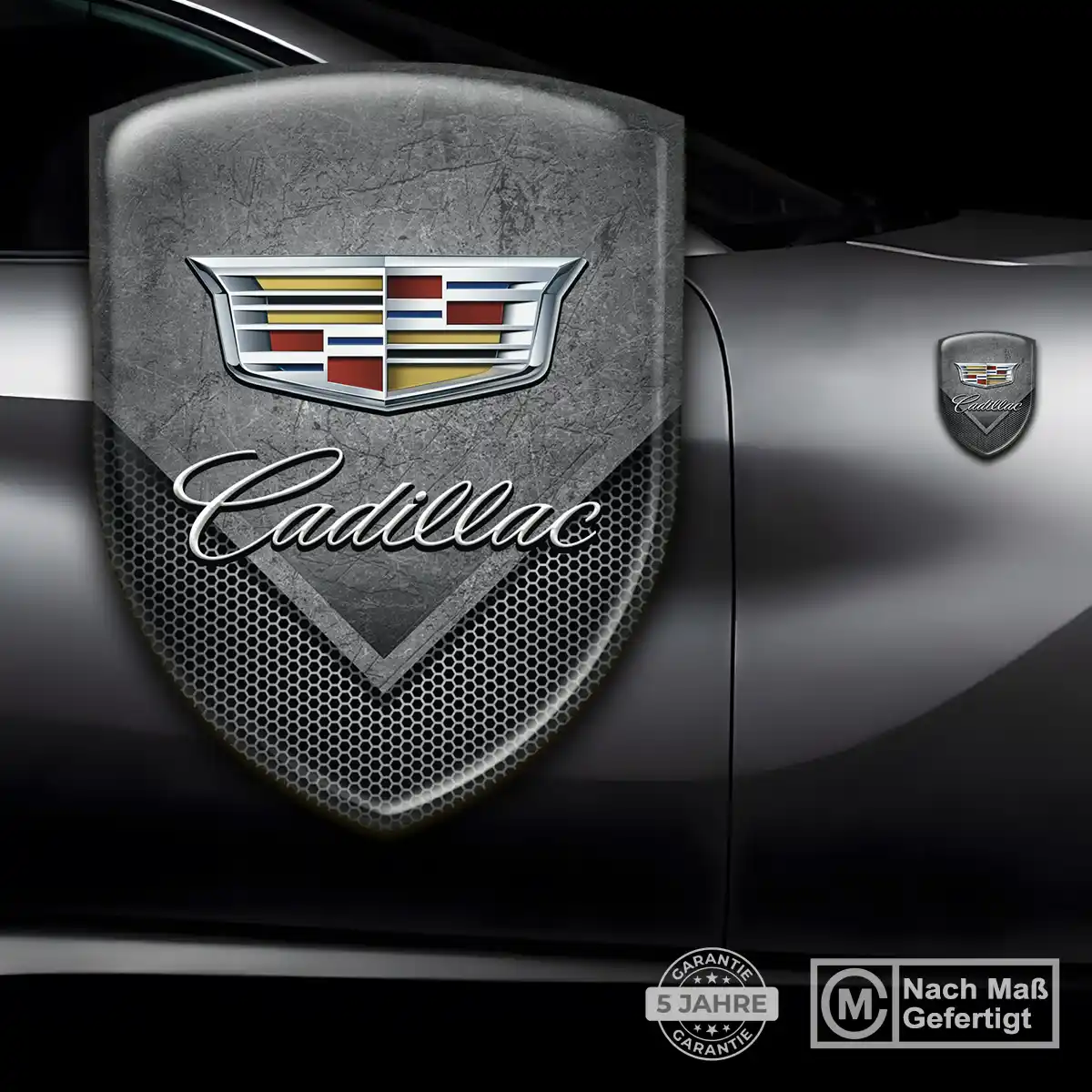 Cadillac Aufkleber Wappen Emblem Elegantes Design
