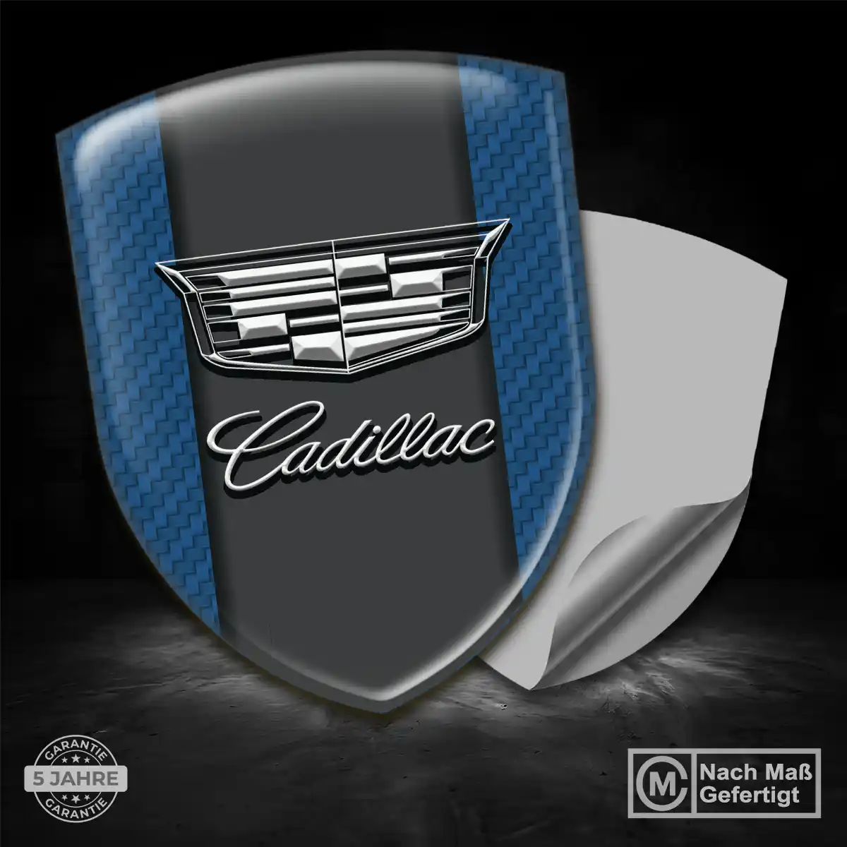Cadillac Aufkleber Wappen Emblem Höchste Qualität