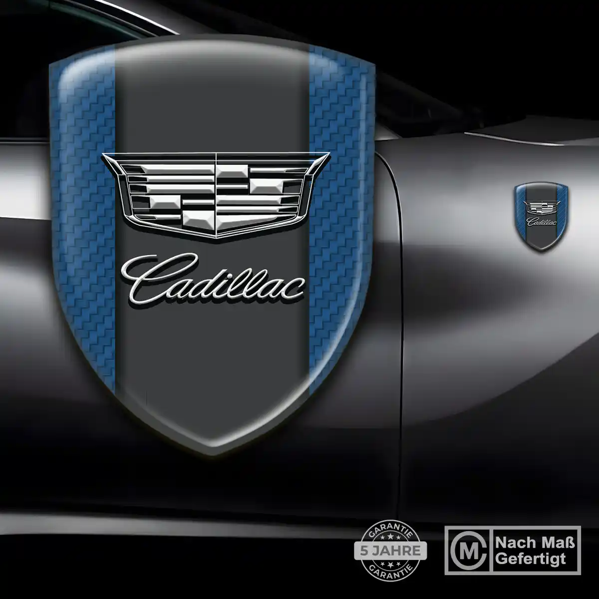 Cadillac Aufkleber Wappen Emblem Höchste Qualität