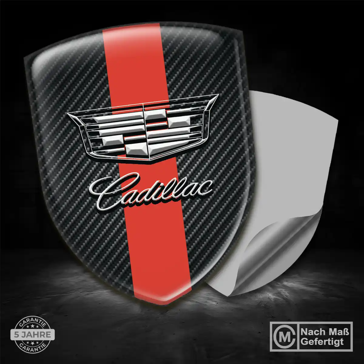 Cadillac Aufkleber Wappen Emblem Luxus-Edition