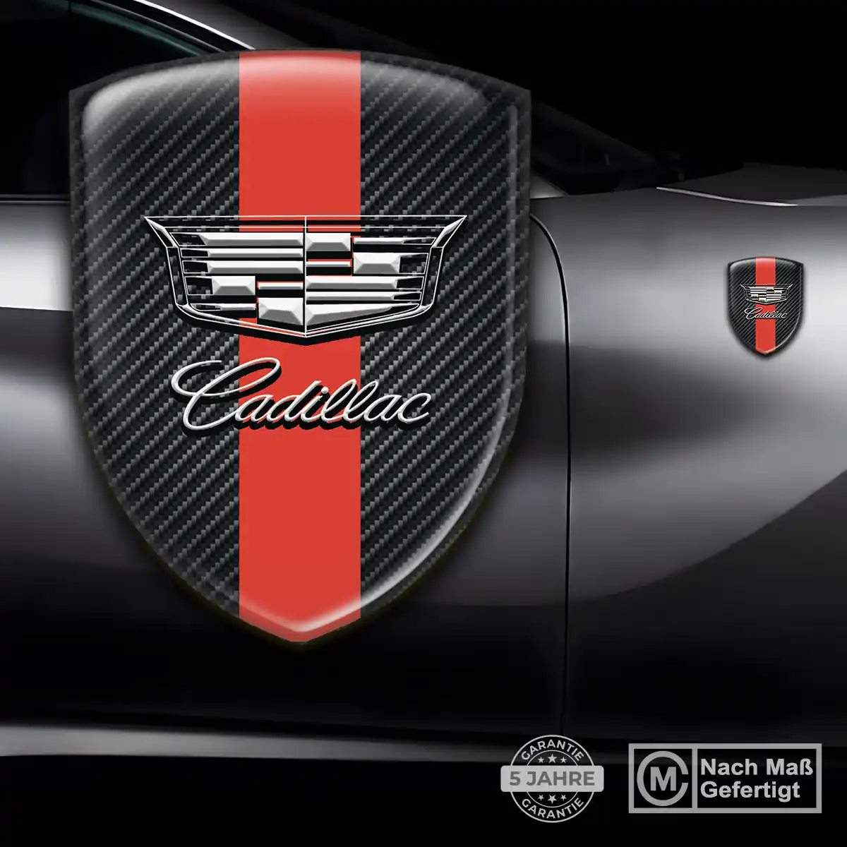 Cadillac Aufkleber Wappen Emblem Luxus-Edition