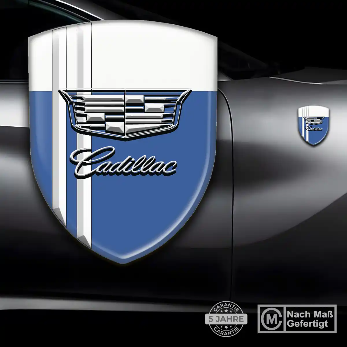 Cadillac Aufkleber Wappen Emblem Premium-Edition