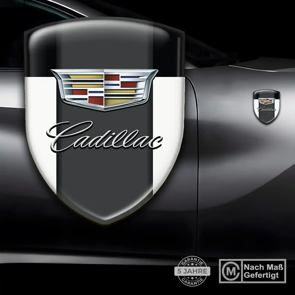 Cadillac Aufkleber Wappen Emblem Spitzenqualität
