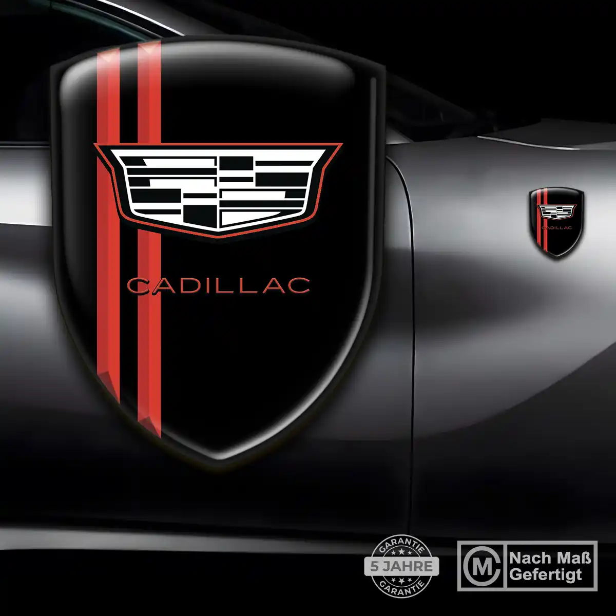 Cadillac Aufkleber Wappen Emblem Tuningfahrzeug
