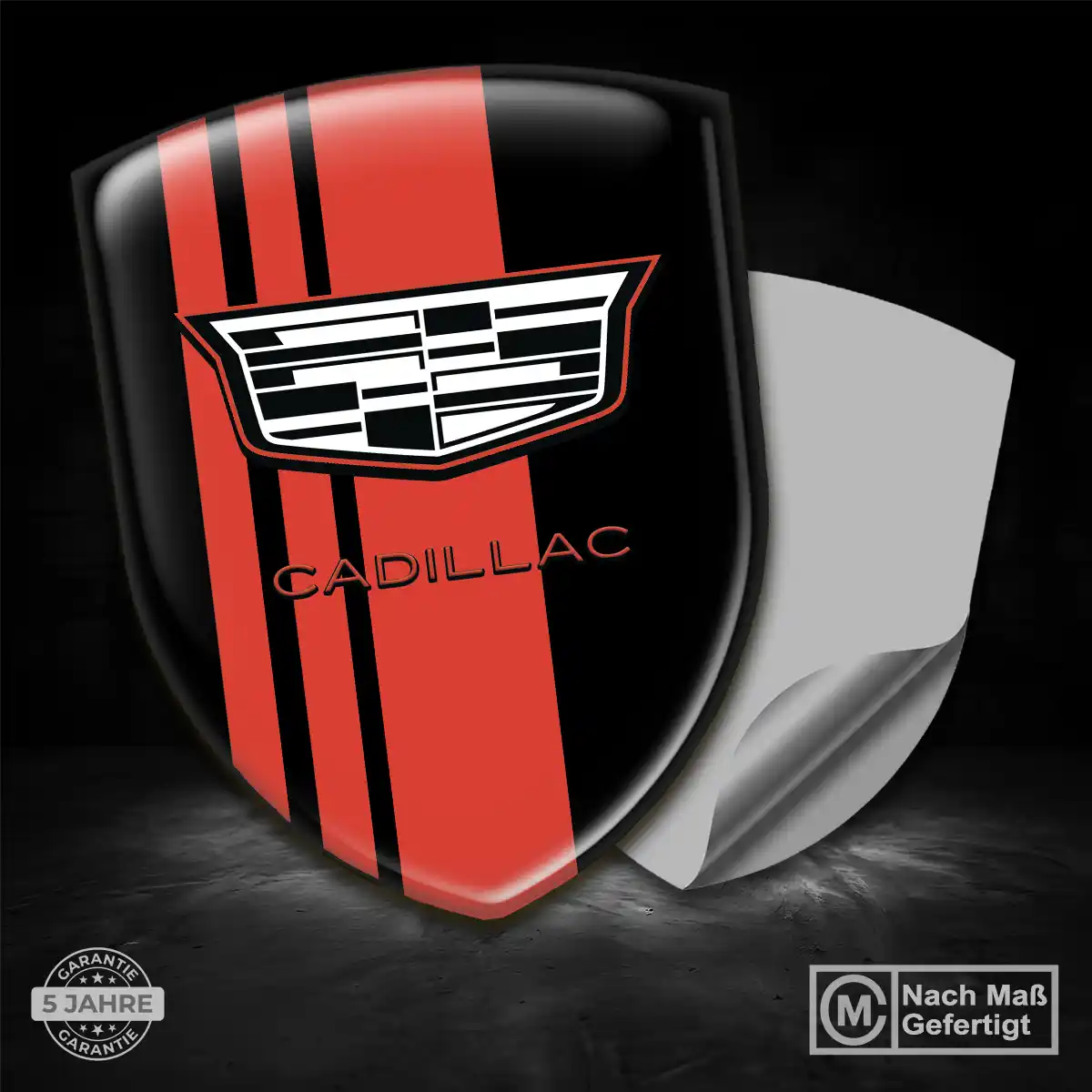 Cadillac Aufkleber Wappen Interieurdesign