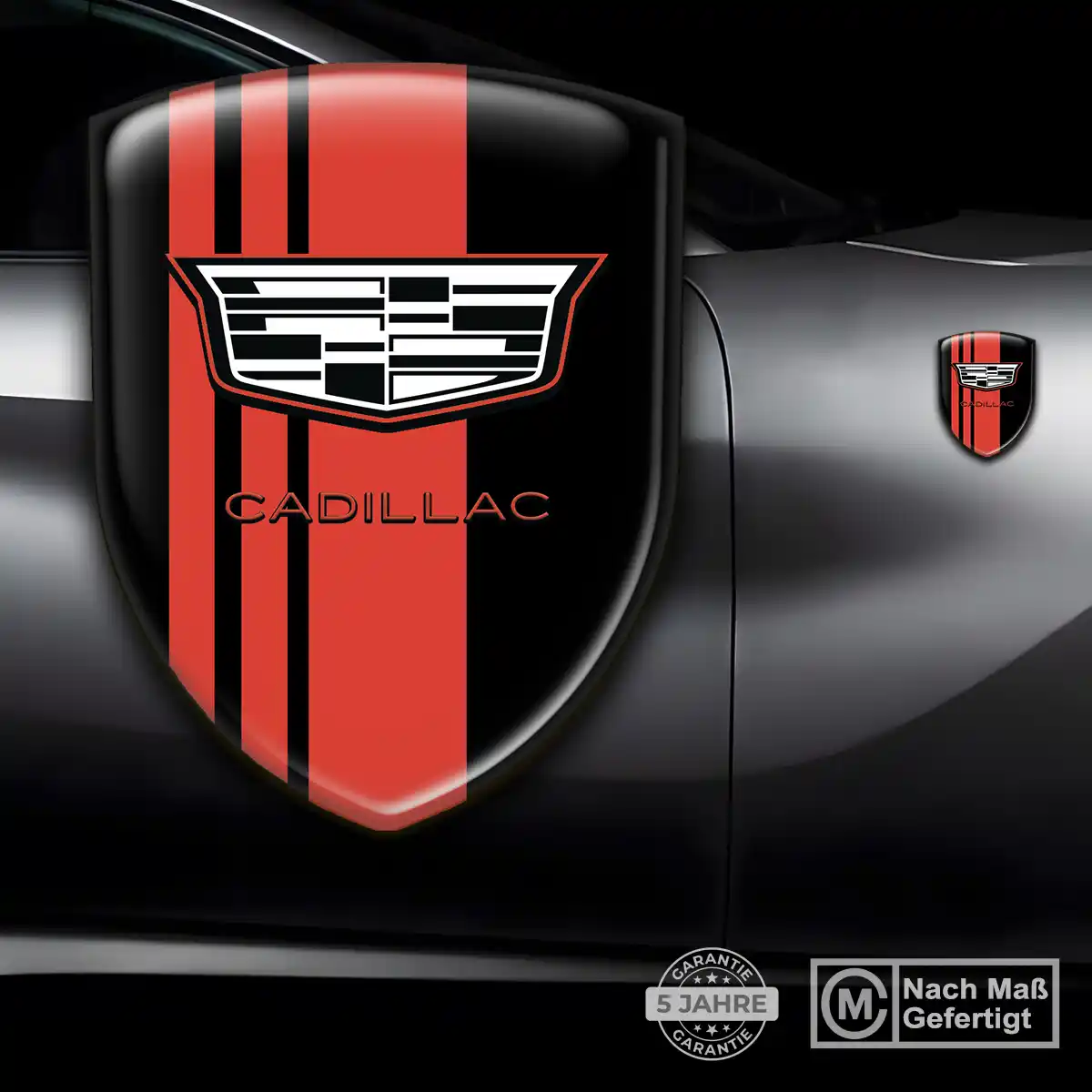 Cadillac Aufkleber Wappen Interieurdesign