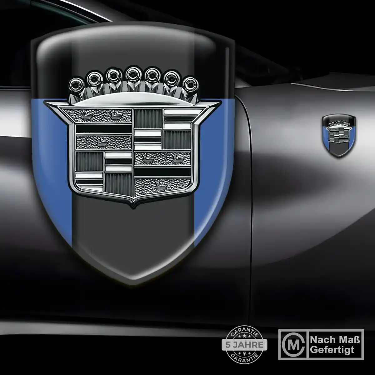 Cadillac Aufkleber Wappen Limitierte Auflage