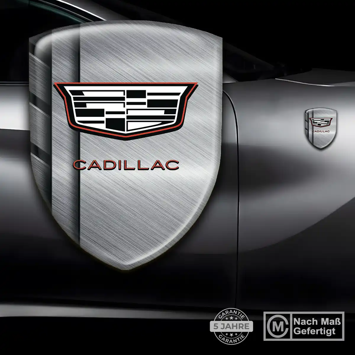 Cadillac Aufkleber Wappen Premium-Edition