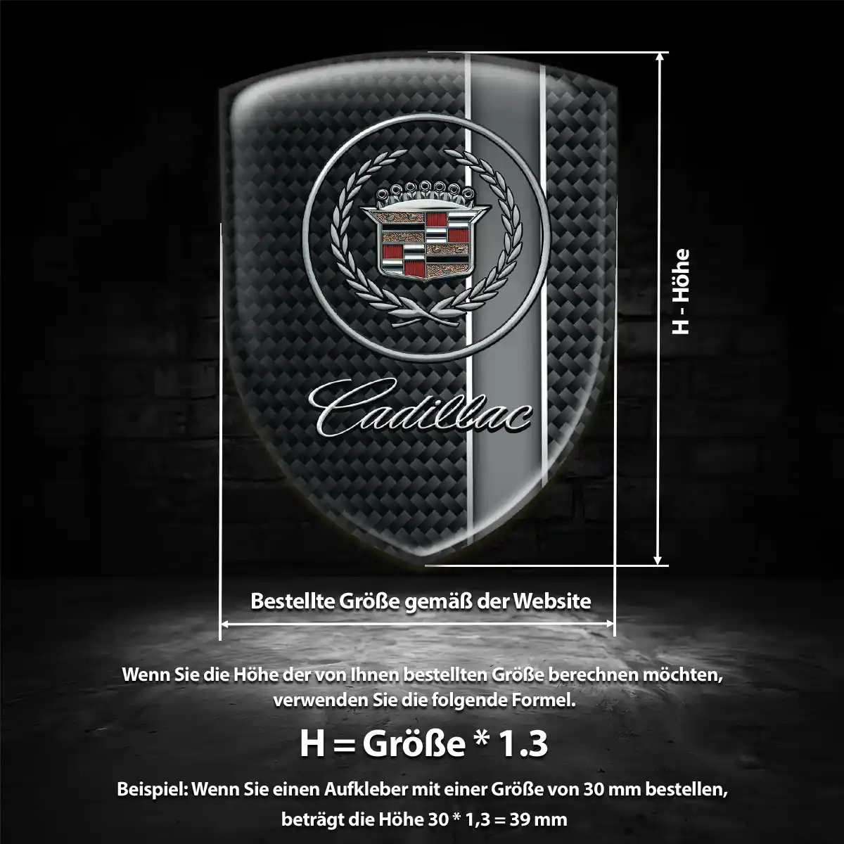 Cadillac Emblem Anspruchsvolles Design