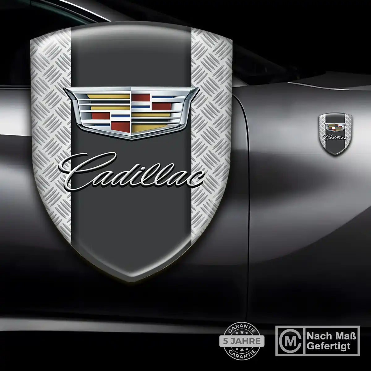 Cadillac Emblem Aufkleber Ausdrucksstarkes Design