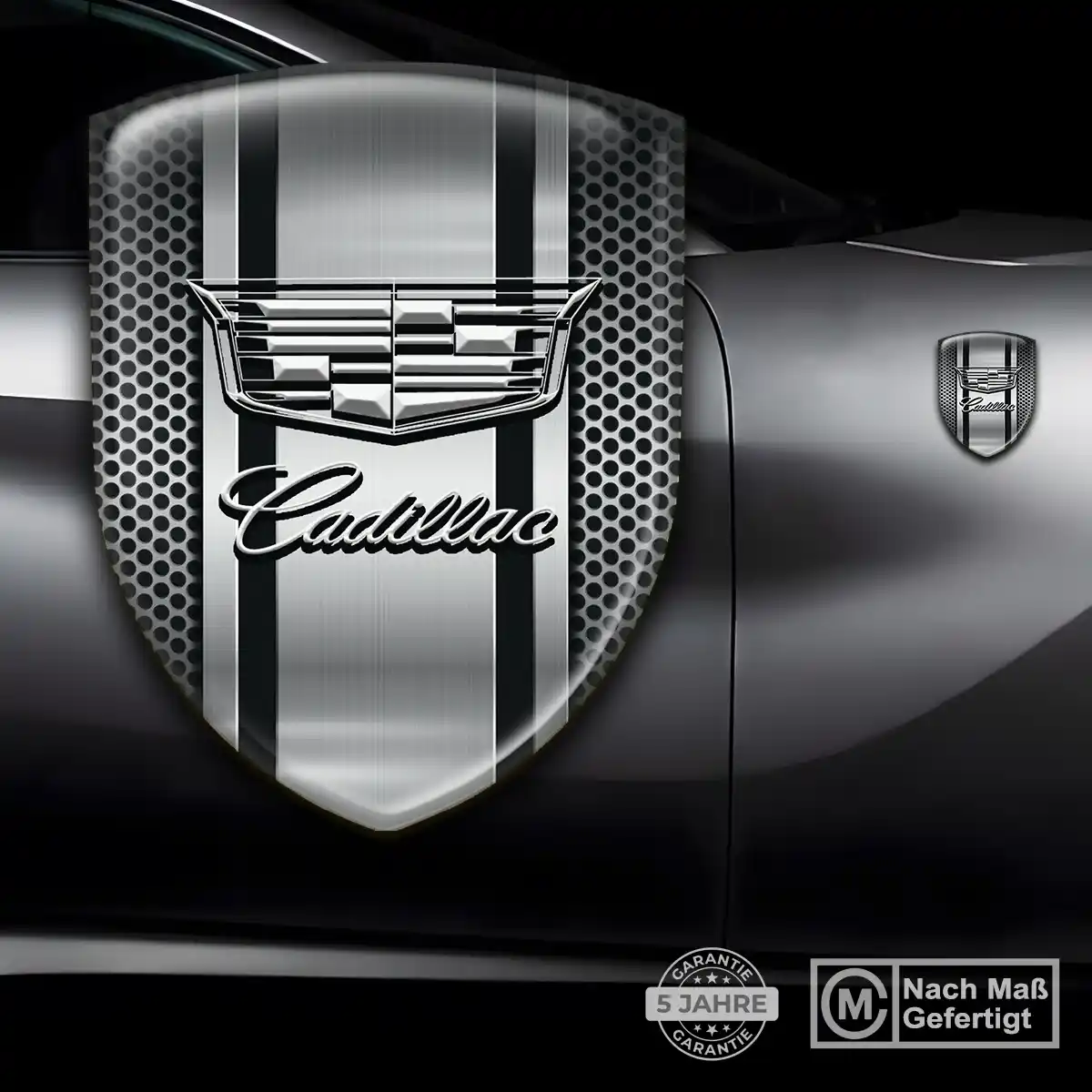 Cadillac Emblem Aufkleber Auto Interieurdesign