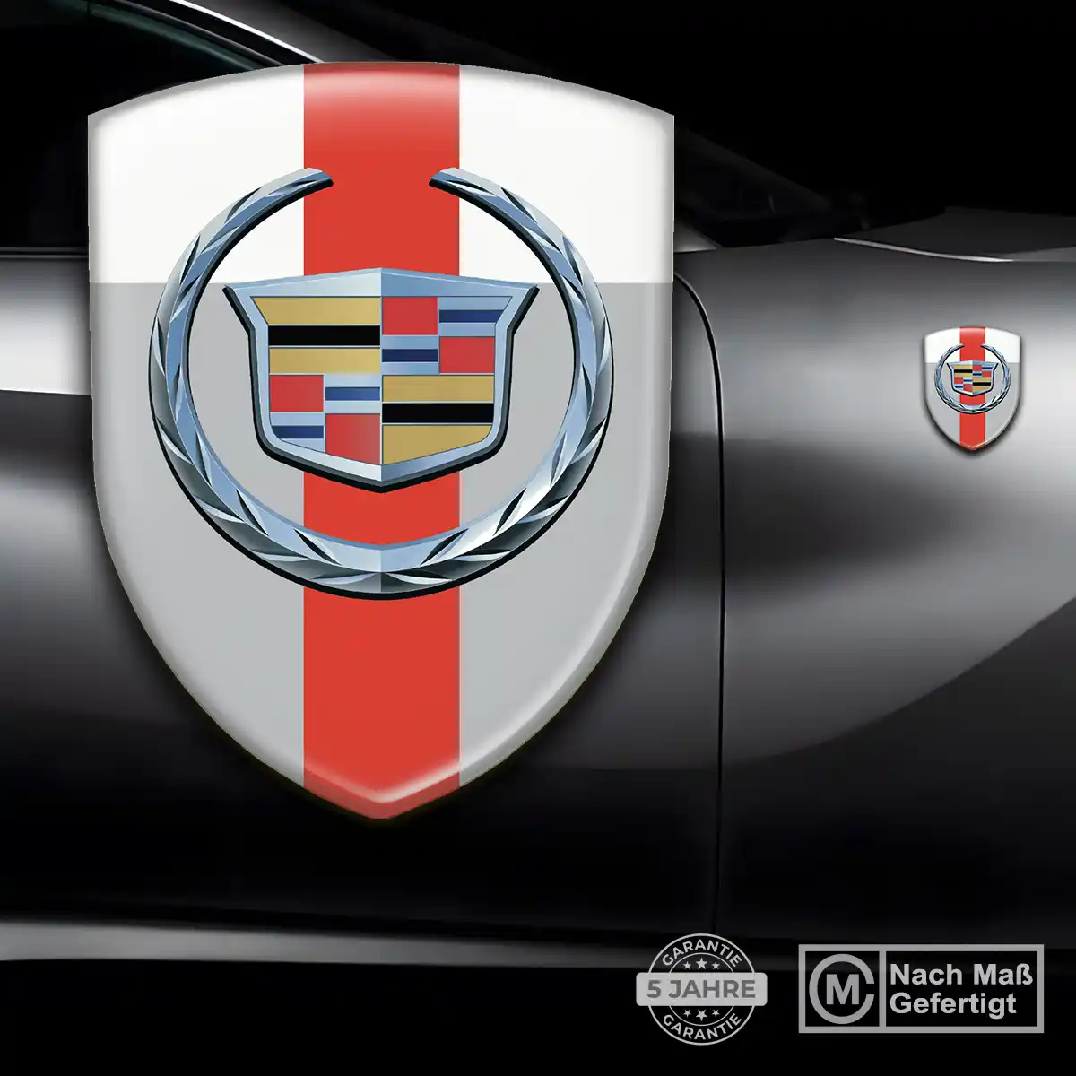 Cadillac Emblem Aufkleber Auto Limitierte Auflage