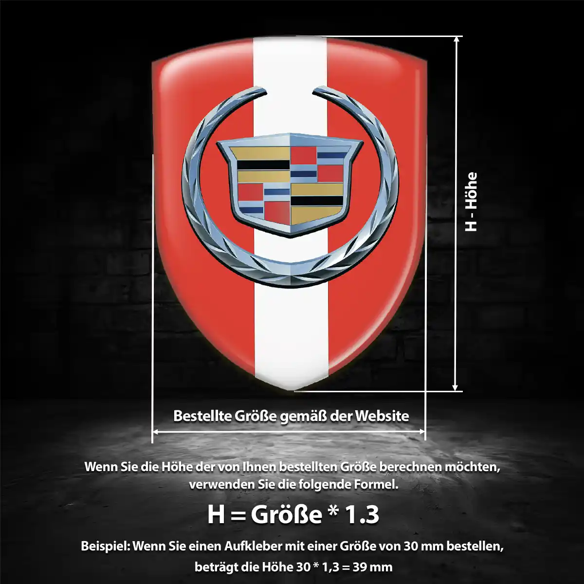 Cadillac Emblem Aufkleber Auto Modernes Design