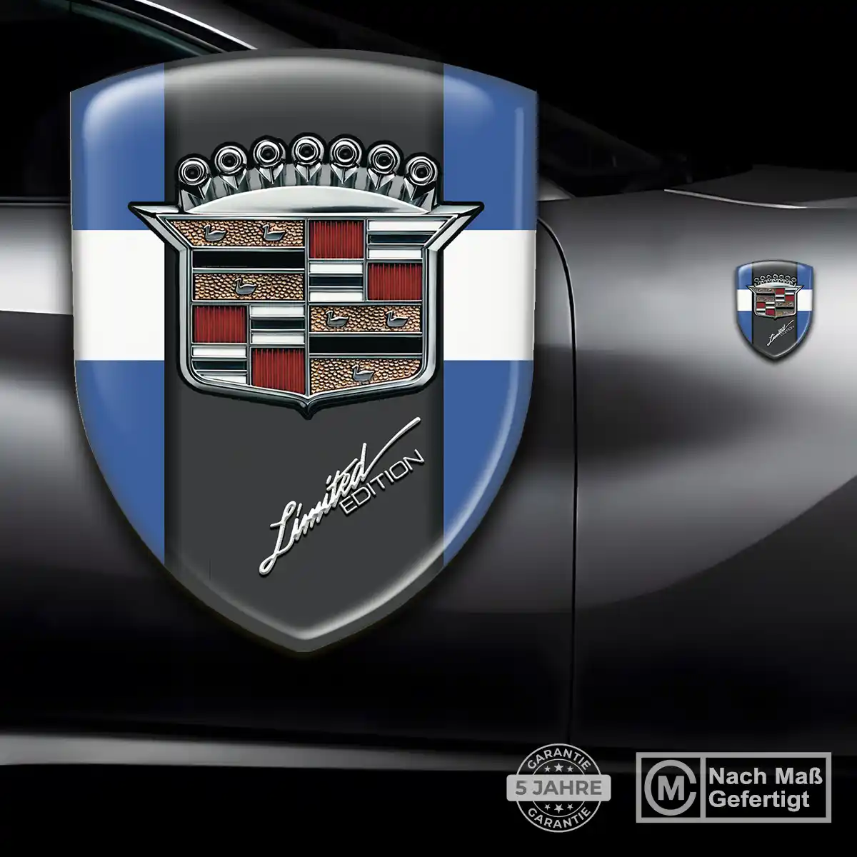 Cadillac Emblem Aufkleber Auto Tuningfahrzeug